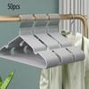 10/20/50pcs-Metal Seamless Anti Slip Clothes Hanger Is Durable and Sturdy Saving Home Space