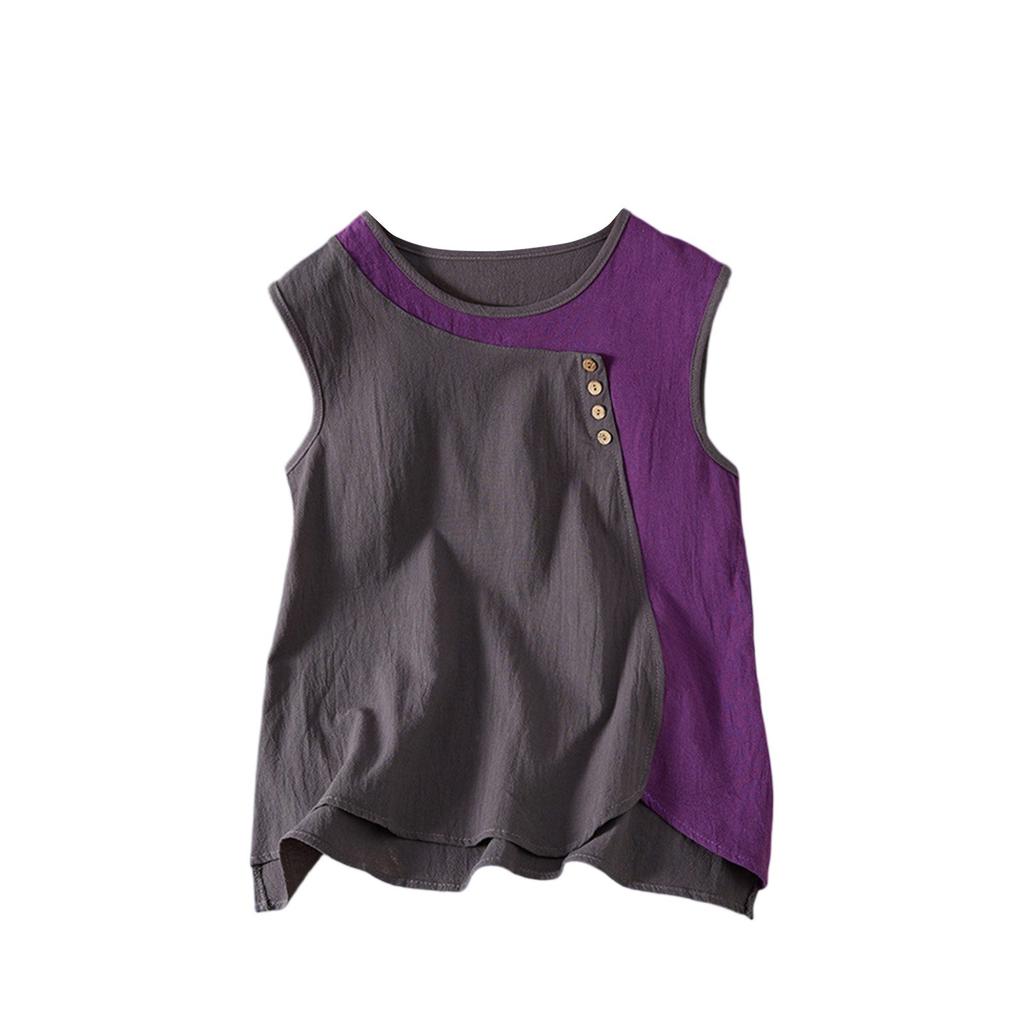 Damenweste Mode Lässige T-Shirt Tops Rückenfreies Design Weste Ärmelloses T-Shirt Oberbekleidung Unterbekleidung Unterteil Sling