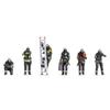 Rokuhan Z Gauge 1/220 Scale Miniature Figure Firefighter S200 Diorama Supplies