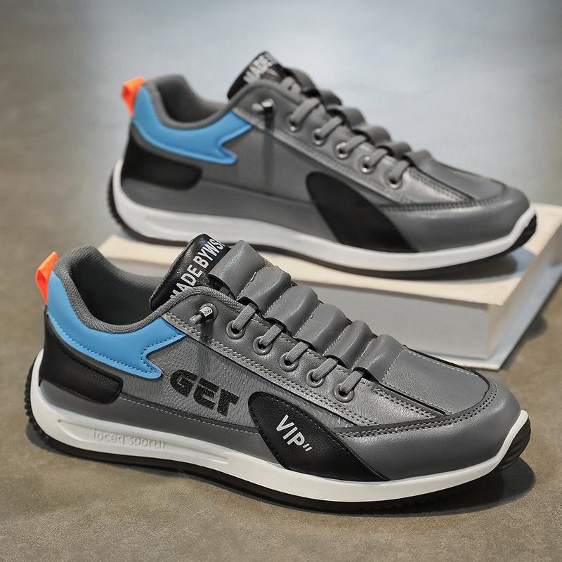 2025 Men's Versatile Slip-On Sneakers: Fashionable, Lightweight, Casual Running Shoes for Spring & Autumn