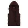Men's Slim Fit Hooded Sleeveless Vest - Spring/Autumn, Plus Size, Lightweight Fitness Cardigan