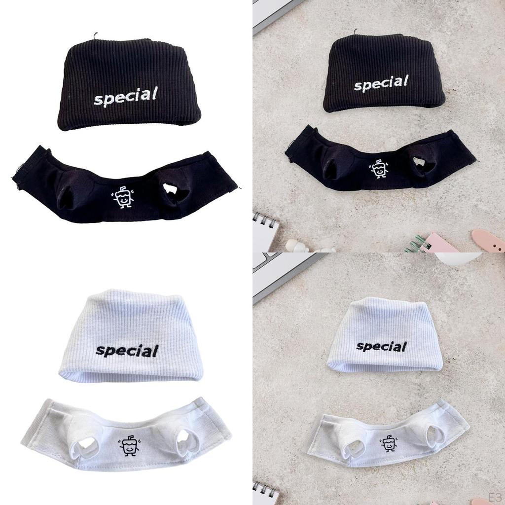 15 cm 17cm Plush Doll Clothes DIY with Hat Adorable Casual Wear Costumes Comfortable Girl