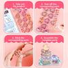 3D Relief Stickers Crystal Embossed Stickers Fun DIY Stackable Decorative Sticker 3D Puffy Stickers Mini Desktop Ornament Kit