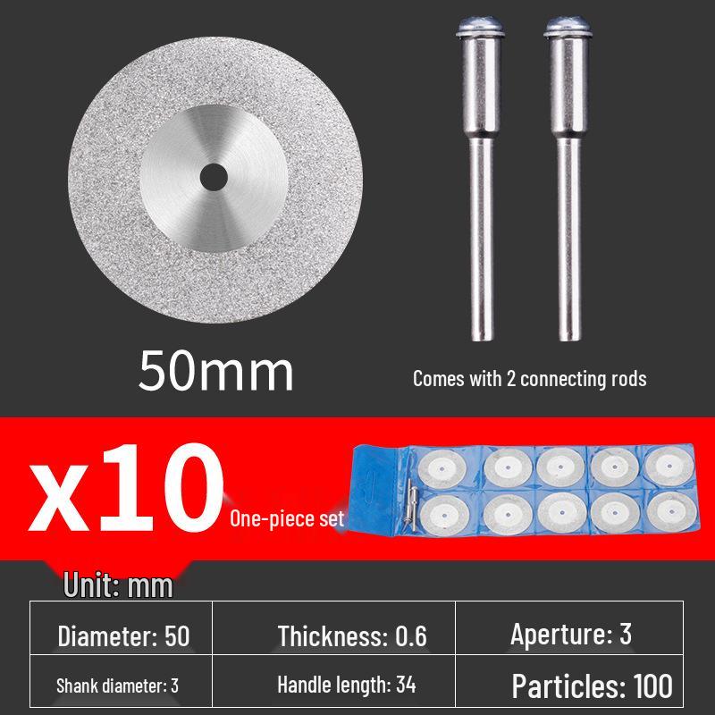 Diamond Blade for Jade, Ceramic, and Glass Cutting - Toothless Saw for Grout Cleaning and Gap Filling with Electric Grinder
