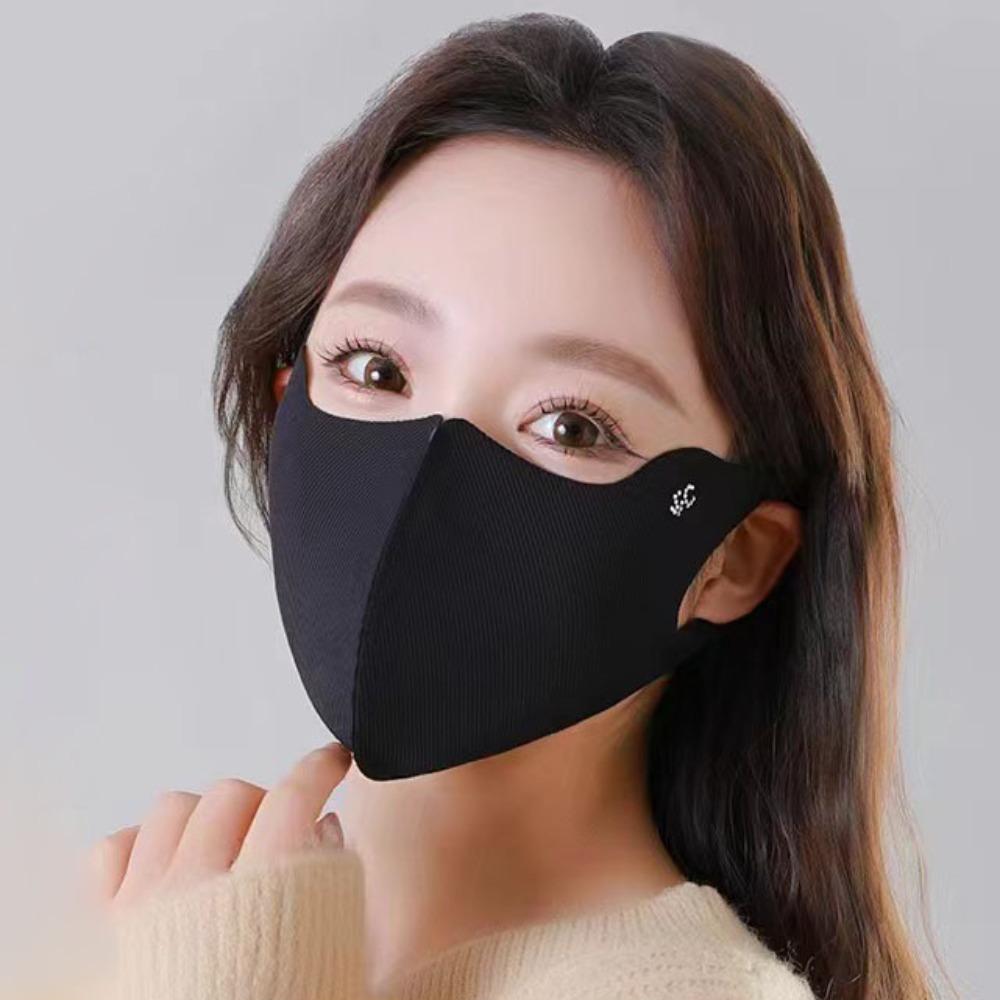 Breathable Ice Silk Mask Traceless Anti-sun Mask Hot Sale Sunscreen Mask  Four Seasons