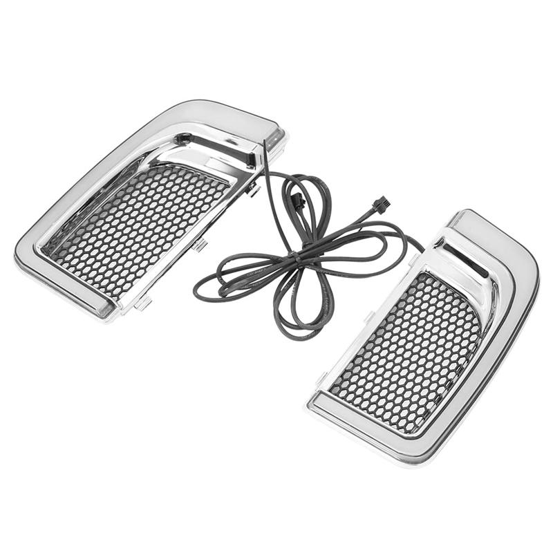 

Motorcycle LED Turn Signal Lights Fairing Grille For Touring Street Electra Glide Tri Glide FLHTK FLHTCU FLHTKSE