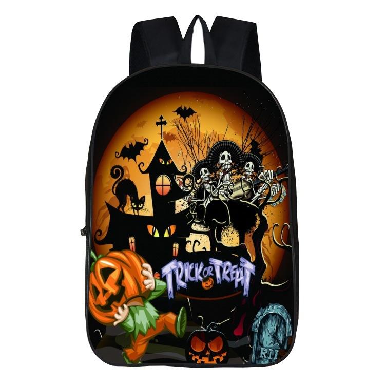 Halloween Gift Schoolbag Cartoon Backpack Student Backpack Wear-Resistant