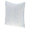 Coussin - Méditerranéen - Rayures Bleu Blanc - 45 x 15 x 45 cm - Déhoussable - Polyester