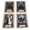 Dark Tarot Cards Set, Gothic Arcana Journey Classic Theme Deck, 78 Cards 13x9cm, Fortune-Telling & Divination Game