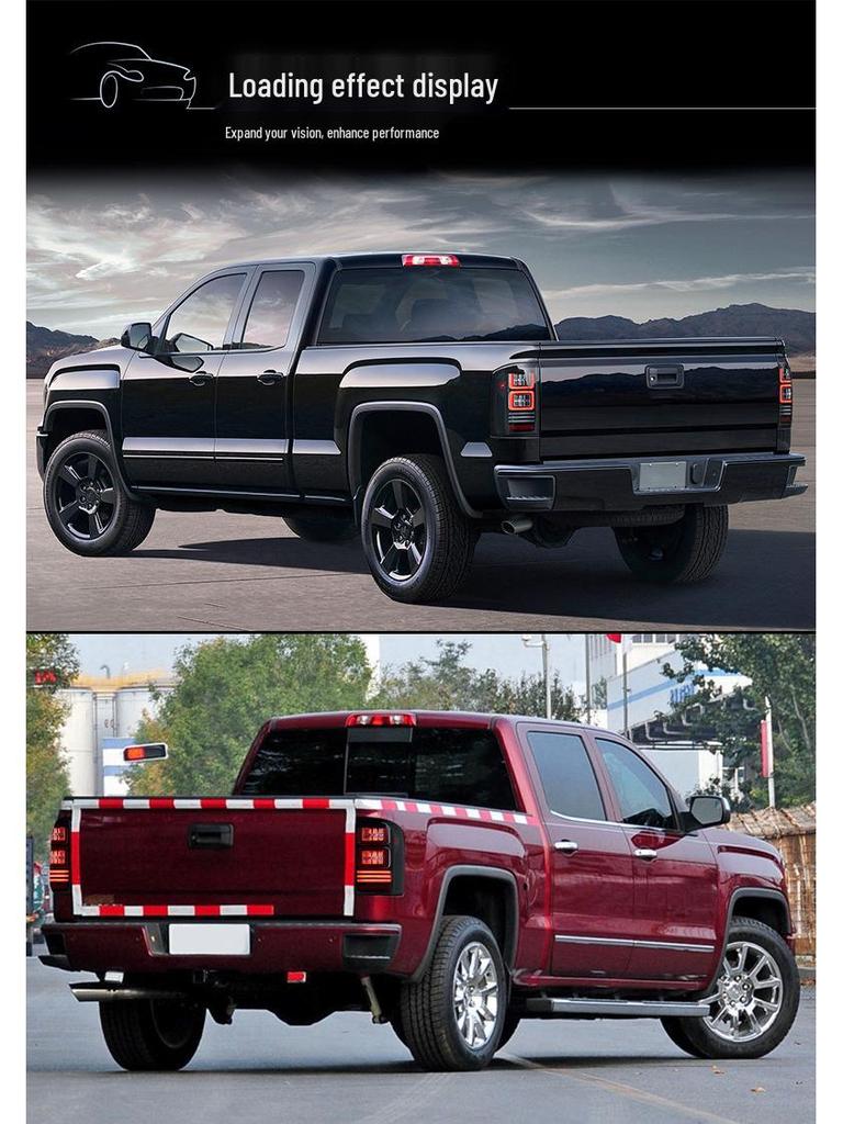 Tail & Signal Lights for 2014-2018 GMC Sierra - Welcome & Brake Functionality