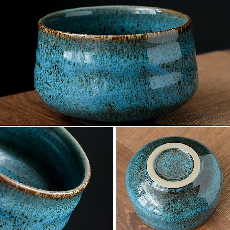 4/7Pcs Teaware Sets Ceramic Tea Bowl Matcha Blender Bamboo Tea Brush Teaspoon Ceramic Tea Making Tools