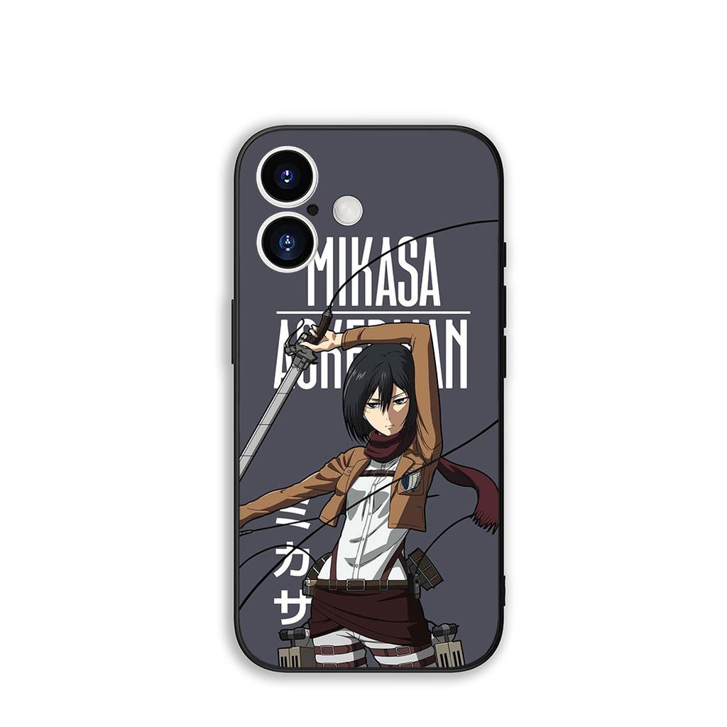 Coque Cover for OPPO A80 A60 A40 A38 A79 A16 A17 A58 A78 A94 A95 A57 A15 A74 A53 A96 A98 Case Attack On Titan Levi Eren Jaeger