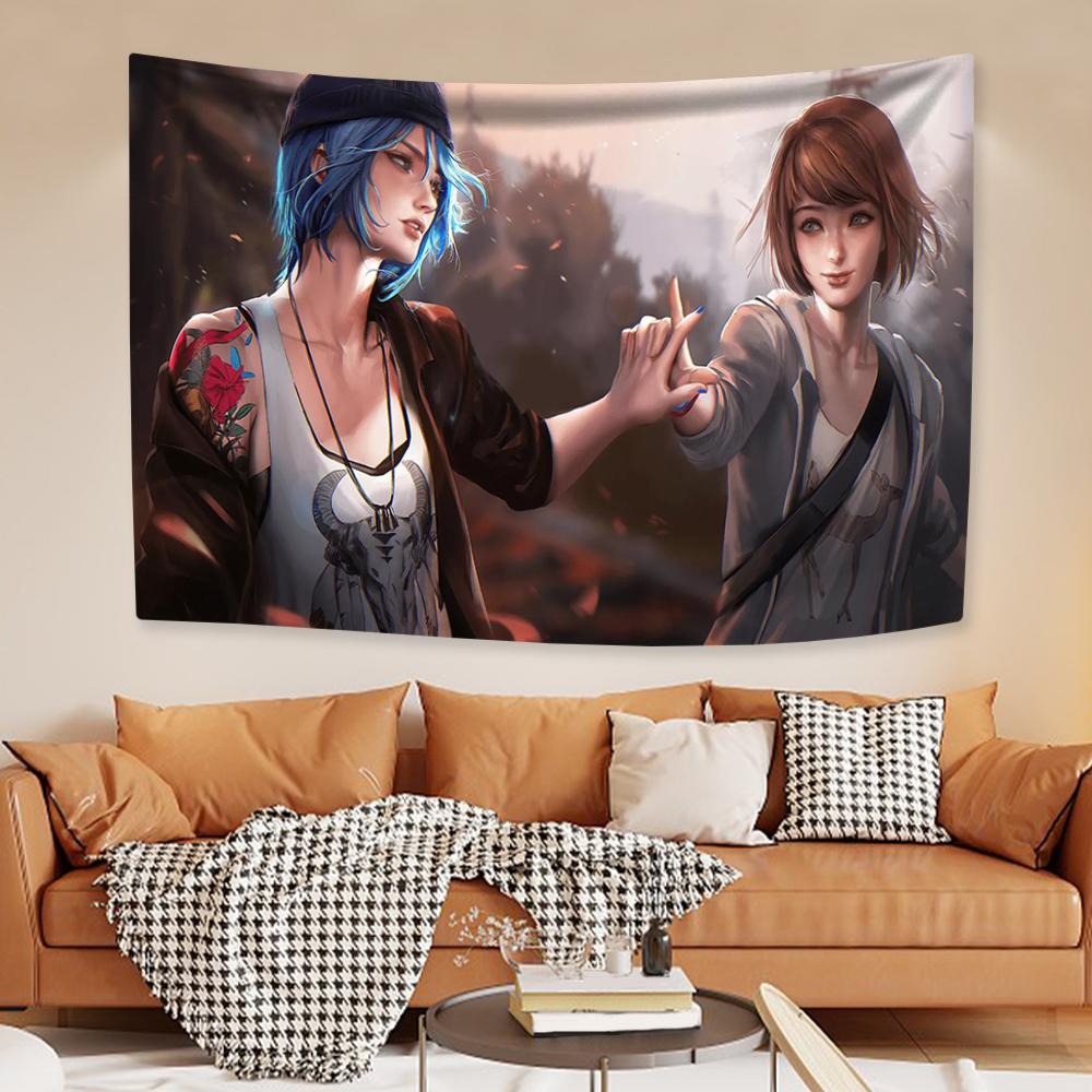 Life Is Strange Printed Tapestry Large Wall Hanging Covering Cloth Tarot Hippie Wall Rugs Dorm Bedroom Background Indoor Decor