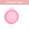 3 Pcs Pet Can Lid Lids Silicone Covers Food Seal Sealed Silica Gel Flexible Universal