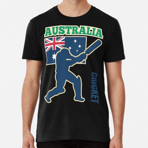

Australia Cricket Premium T-Shirt S to 5XL Made in the AU/USA T-Shirt XL