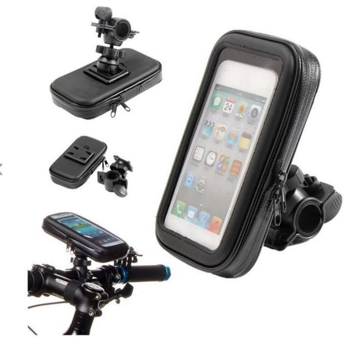 Support Mount Waterproof Case Phone Smartphone Bicycle Motorcycle Scooter Iphone Protection Waterproof Size XL 168x92x25mm