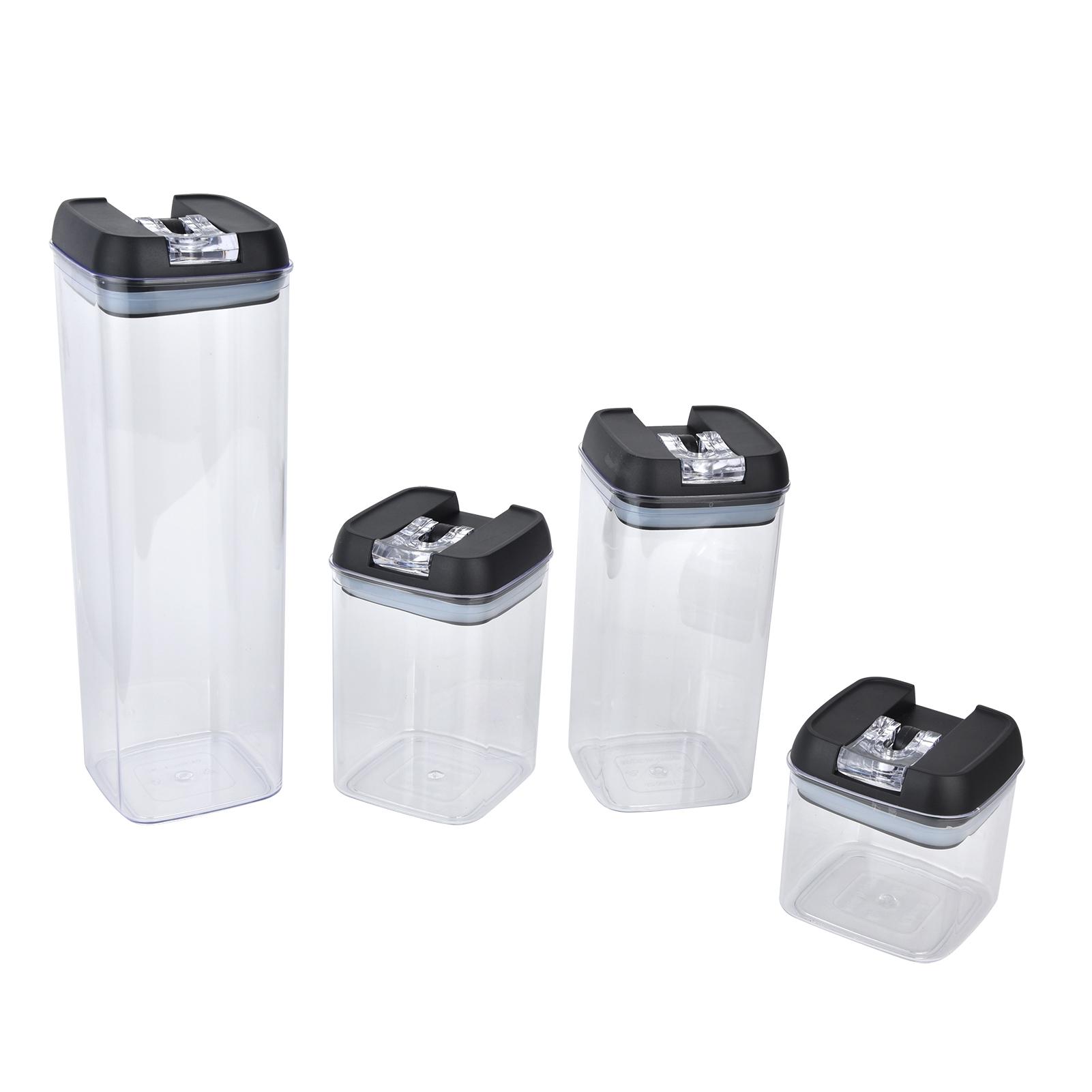 14PcsCelsiusSet Rectangular Sealed Jar with Lid Grains Milk Powder Container Kitchen Accessory