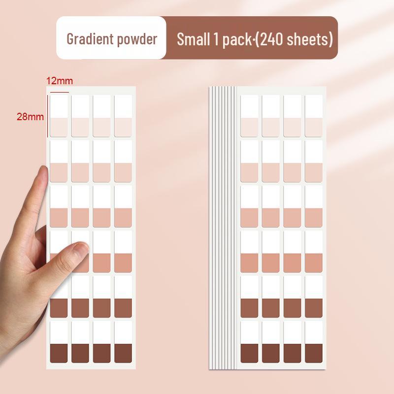 Morandi Writable Label Stickers: Post-it Notes Memo Pads