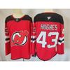Mens NHL Team USA Hockey Jersey Premium Embroidered Retro Style Long Sleeve Sport Shirt