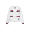 GUCCI Knitwear Women's White V Neck Moderate 747072-XJFU1-9692