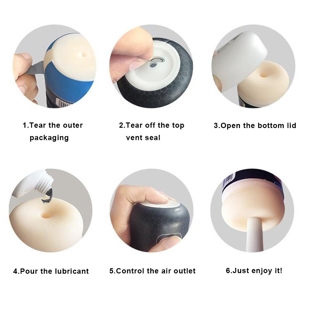 Male Masturbation Cup Silicone Soft Sex Toys For Men Penis Pump Realistic Vagina Anal Mouth Erotic Oral Sex Artificial Pussy
