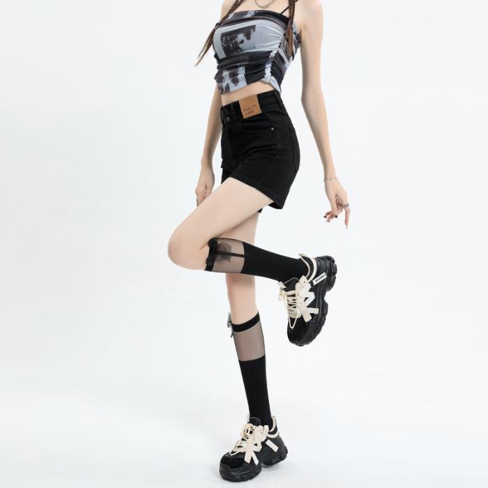 

Джинсовые шорты женские летние шорты с высокой посадкой женские повседневные шорты женские шорты три четверти 2XL