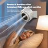 Kleiner Heim-Schreibtischventilator, wiederaufladbar, leise, digitaler Umluftventilator, Studentenwohnheim, Büro, elektrischer Kühlventilator, Sommerkühler