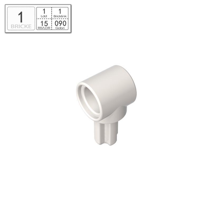 BRICKE Cross Axle with Hole Connector - Compatible with LEGO Building Blocks 22961 50g (~117 pcs)