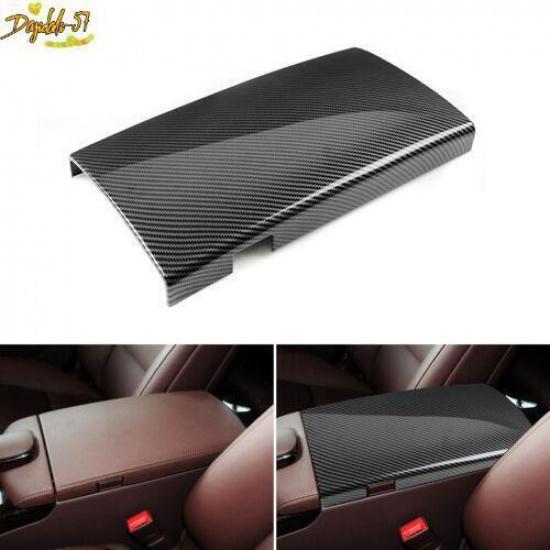 3x ABS Carbon Fiber Armrest Box Trim cover For Mercedes S Class W221 2008-2012