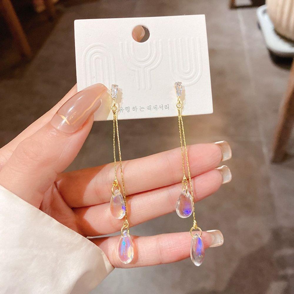 

Tassal Symphony Rhinestone Bowknot Women Earring Drop Earrings Banquet Jewelry Korean Style Earring