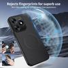 Carbon Fiber Pattern PU Leather Silicone Phone Case For Tecno Spark Go 2024 POP 8 Magnet Wireless Charging Soft Back Cover Cases