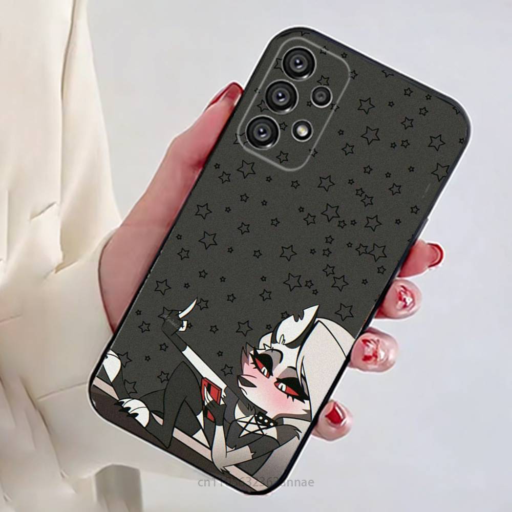 

H-Helluva B-Boss Phone Case For Samsung Galaxy A13,21s,22,31,32,52,53,71,80,A91 Soft Black Shell Samsung A70
