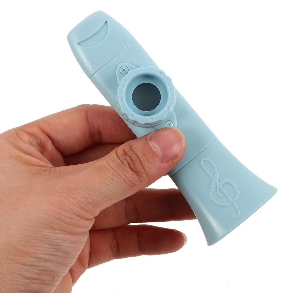 Adjustable Tone Kazoo Instrument Plastic Wind Instrument Single Hole Kazoo  Outdoor Activities