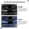 LUWU Front Grill Mesh Compatible With   2024 2025 Mazda CX-5 Front Mesh Grill erts Trims Front Mesh Grille Cover Guard for 2024 2025 Mazda CX5 Car
