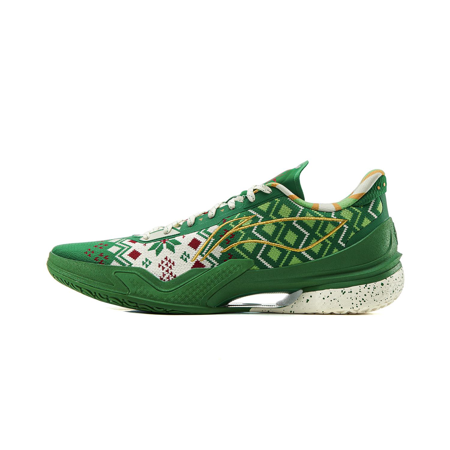 

New LiNing Knife 5 Slip Resistant Coverage Lightweight Rebound Low Top Performance Basketball Shoes Men s Green ABAU101-7 45