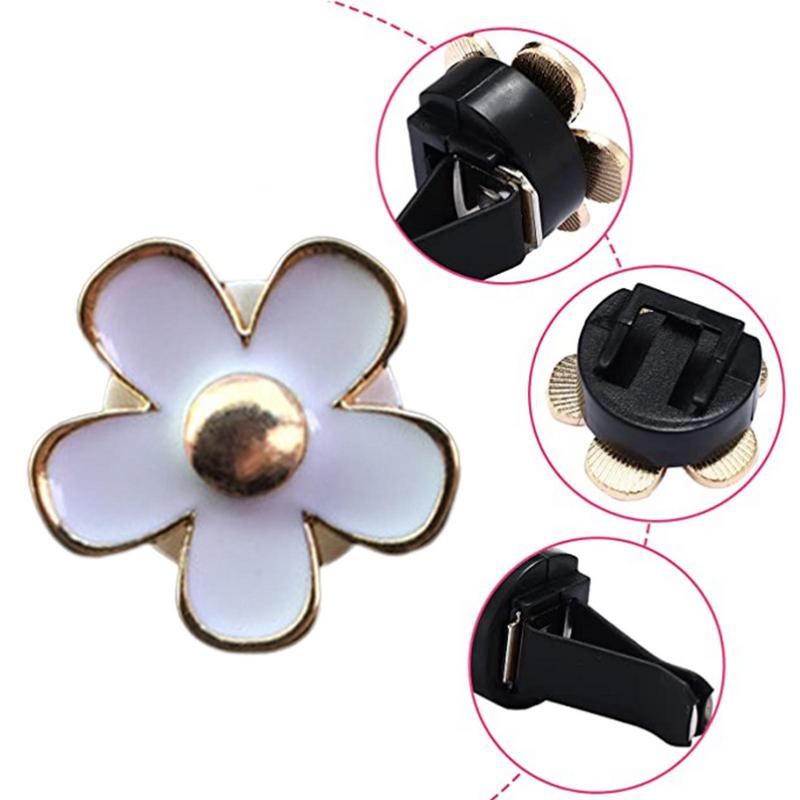 4 Pcs Flowers Car Air Outlet Perfume Clip Car Aromatherapy Decoration Interior Perfume Pendant Ornaments Car Accessories