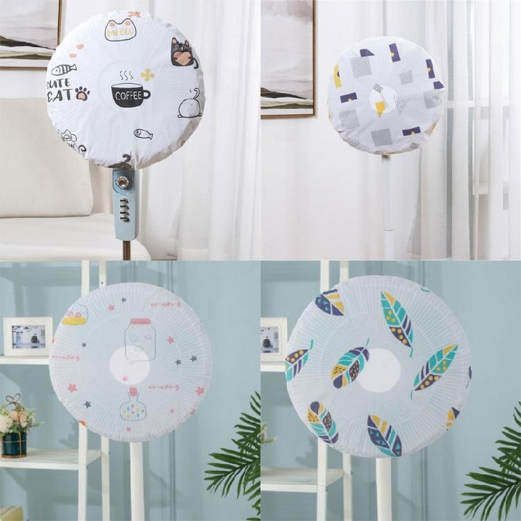 Round Head Fan Dustproof Waterproof Dust Covers Home Electric Fan Protective Covers Fan Covers