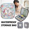 1pc Floral Hand Knitting Kit Crochet Hook Zip Waterproof Storage Bag DIY Printing Storage Bag Jumper Needle Set Storage Bag