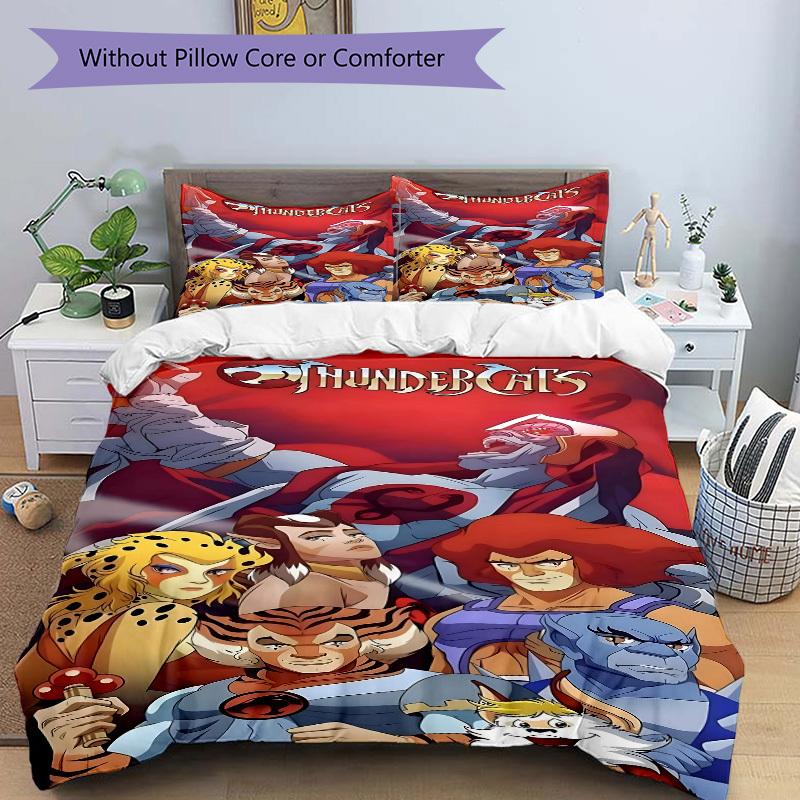 3pcs Thundercats Bedding Set. Soft and Comfortable with No Core Included (1x Duvet Cover + 2x Pillow Covers) yy251031055