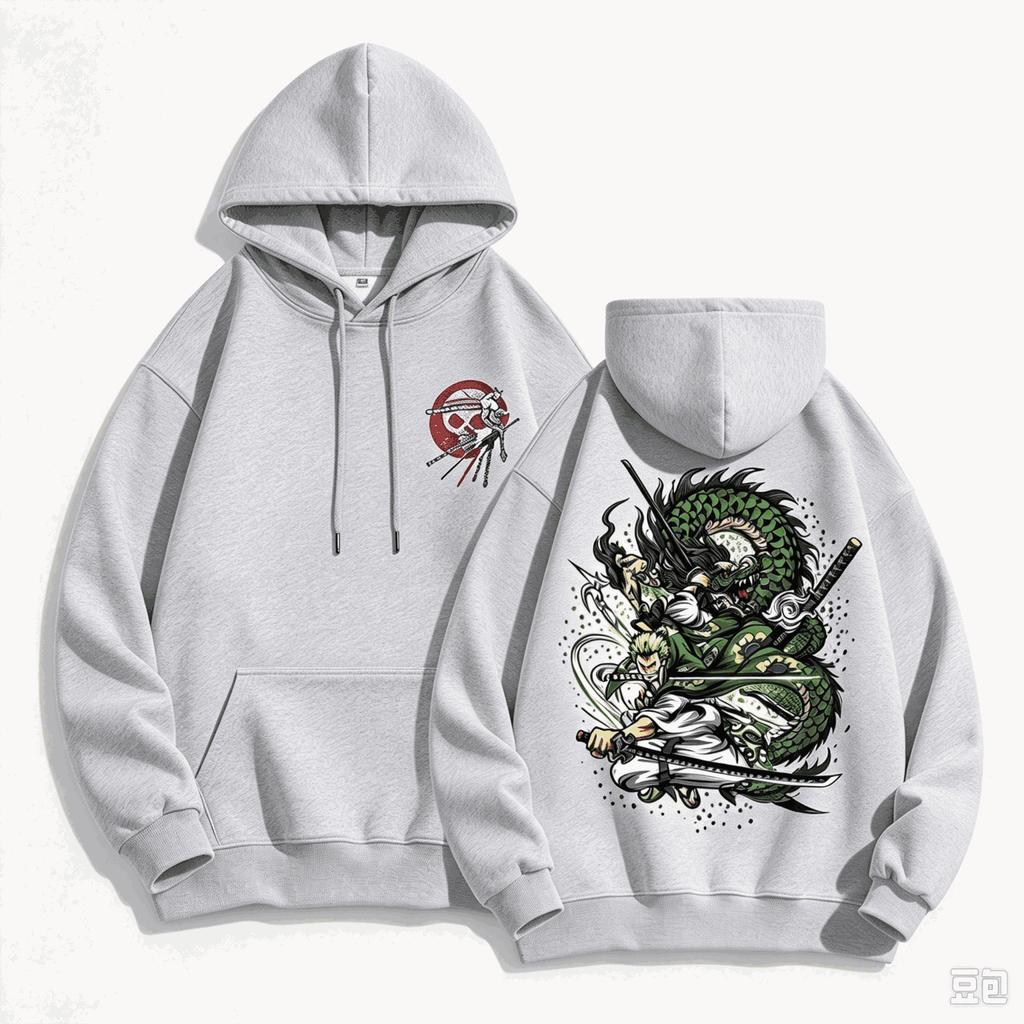 One Piece Graphic Hoodies Autumn Winter Men Manga Vintage Oversized Unisex Streetwear Trendy Sports Graphic Y2k Short Sleeves Classic