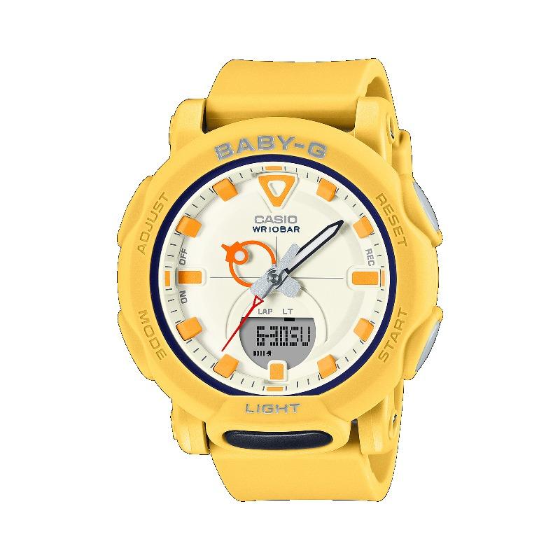 

Casio Men s Resin 100M Water Resistant Digital Shock Resistant Quartz Watch BGA-310RP-9A золотой