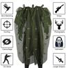 Nylon mesh tactical cape auspicious suit sniper camouflage suit cape back backpack cover army green