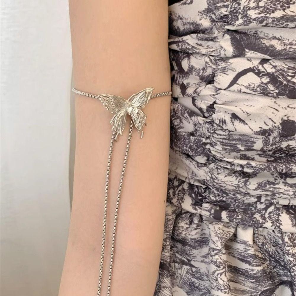 Flower Y2K Tassel Necklace Sweet Women's Choker Chic Butterfly Necklace  Ladies