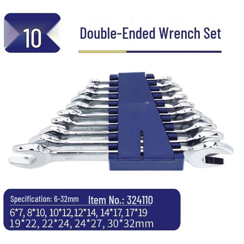 Rongyu 6-32mm Double Open-end Wrench Set