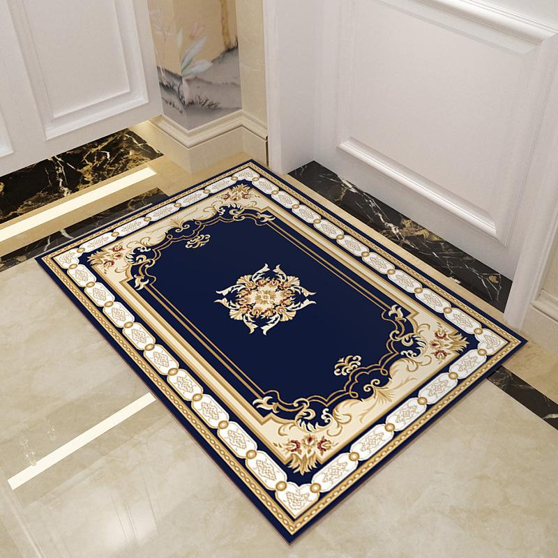 

Домашний коврик для пола Европейский стиль Ванная комната Противоскользящий коврик для ног Коврик для входной двери Впитывающий коврик для пола для ванной 50*80cm