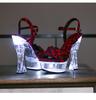 Women Nightclubs Transparent Thick Heel Luminous 14CM Sexy Sandals for Party Dance LFD-10365-112