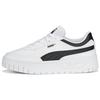 Cali Dream Leather White Black Women Sneakers 392730-04