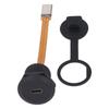 IP67 Waterproof Type C 3.1 Panel Mount Connector with Dust Cover 0.1m Cable USB Type C Female To Male Adapter Industrial Grade