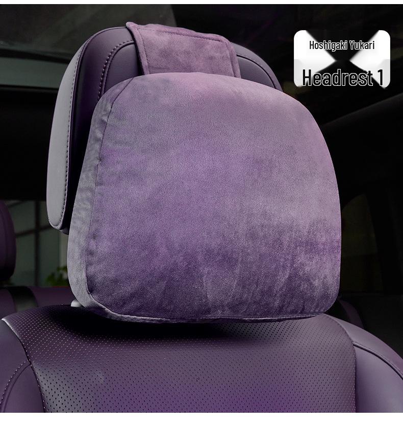 Comfortable Deer Velvet Headrest for Leapmotor C10/C16 Car Seat - Neck Support Pillow