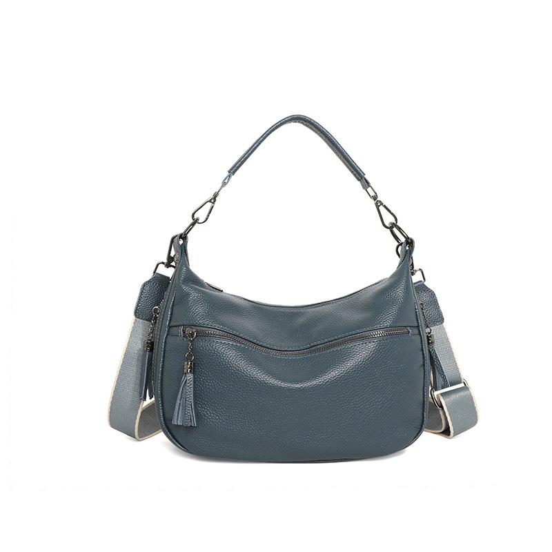 100% Top Quality Genuine Leather Women Shoulder Crossbody Bag Luxury Soft Cowhide Daily Commute Women's Tote Bag Vintage Handbag